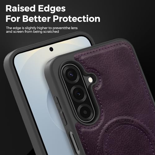 Image of Lunivop for Samsung Galaxy A17 Case PU Leather Purple