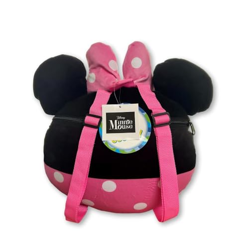 Disney Backpack Personalized Minnie Mouse 12 Inch Plush Double Shoulder Strap Squish Tote Bag with Custom Name2