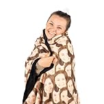 Nifty Gifty Supreme Quality Cosy Personalised Blanket | Personalised Photo Blanket With Your Image | Perfect Funny Gift For Friends, Mum, Dad, Husband, Wife, Kids, Grandparents.