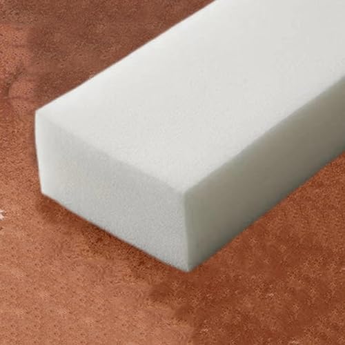 Cubrecolchón de espuma viscoelástica de 10 x 20 x 180 cm, protector de colchón de espuma blanca para mayor comodidad y apoyo