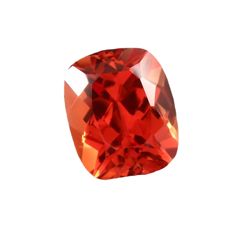 Saphir orange Fanta 11x9mm de qualité gemme coussin à facettes GH_NAT_12544
