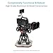 PROAIM Heavy-Duty Hi-Hat with Mitchell Mount –Camera Riser/Mini Tripod Stand + Octagon Wood Board 15.5x15.5”. Payload up to 200kg/440lb. for Film Cinema Video Production (HT-MTCL)