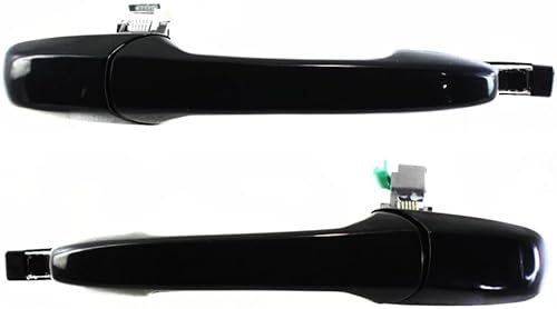 KarParts360 Para Mazda CX-9 2007-2015 Manija de puerta exterior para lado del conductor y del pasajero  Par  Delantera o trasera  Negro liso