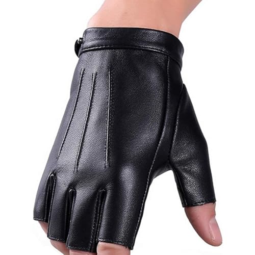 Guantes de medio dedo contra el sudor y roces en conducción y deportes