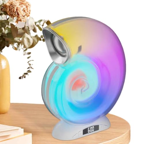 Enceinte sans fil avec lecteur de musique et veilleuse créative pour bureau