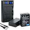 Paquete de 2 baterías EN-EL25 EN-EL25A con cargador doble para cámaras Nikon Z30 Z50 Z50II | ZFC, cargador MH-32 2