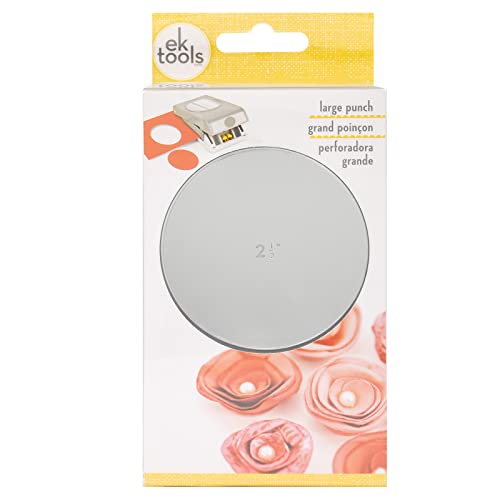 EK Tools Circle Paper Punch 2.5-Inch New Package  White
