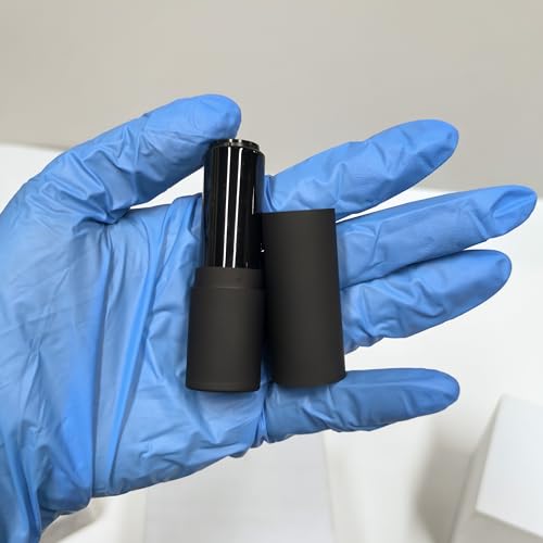 COSIDEA 30pcs Empty Round Matte Black 12.1mm lipstick tubes Man's lipbalm container DIY cosmetic packing tube2