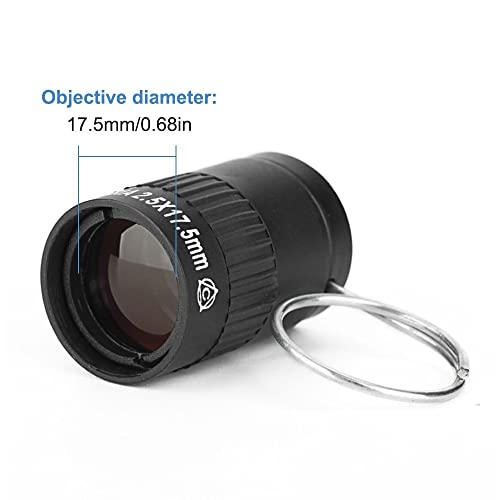 Télescope monoculaire d'observation oiseaux et camping mini format avec bague
