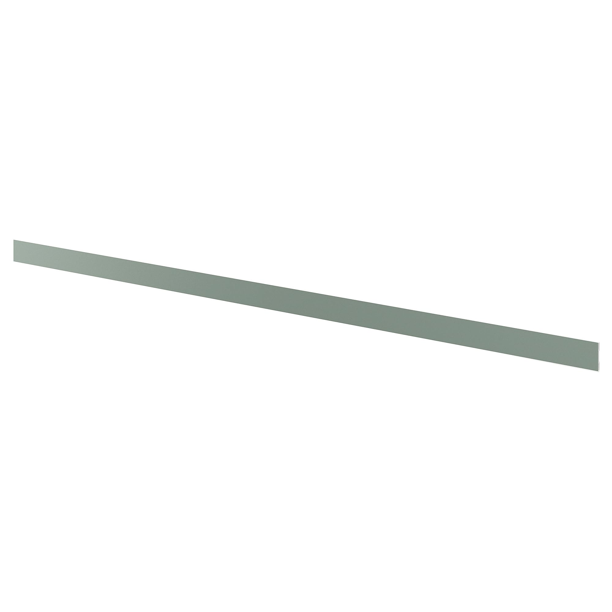 Plinthe meuble cuisine NICKEBO gris-vert mat 220x8 cm