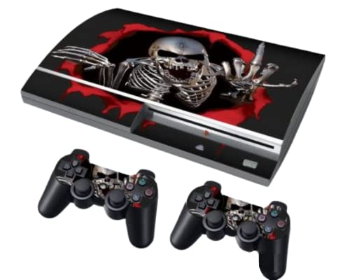 Funky Planet PS3 Fat PlayStation3 - Juego de Pegatinas para Consola y 2 mandos Cover