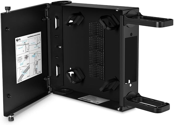 FHD Wall Mount Enclosure, 1 Port, Up to 24F (LC), 1x FHD Cassette/Panel 3X Self-Stacking