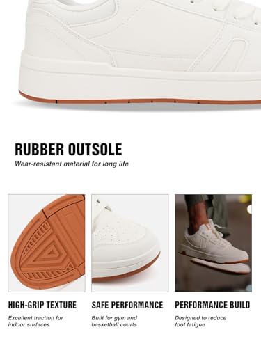 Image of XTEP Mens Sneakers Non Marking Skateboard Shoe I Durable Grip I Indoor Sports Support I Stable Traction I Casual Sports Shoe