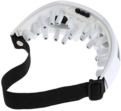 Inside view of the ZTO JY-828 Vibration Eye Massager, showing multiple white massage points and control buttons.