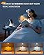 Glocusent Leselampe Buch Klemme, Wiederaufladbare Buchlampe mit 10 LEDs, 3 Farben & 3 Helligkeiten, Lange Laufzeit Klemmlampe bis zu 80 Stunden, 360° Flexibel Klemmleuchte für Nachtlesen