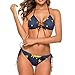 delayer Set 2 Pezzi Bikini da Donna Bambola Costumi da Bagno Bikini A Triangolo con Lacci Laterali