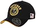 US Army Official License Structured Front Side Back and Visor Embroidered Hat Cap (One Size, Veteran Emblem Black)