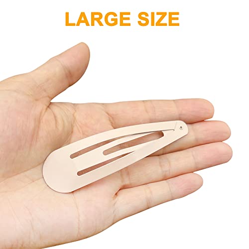Ainiya Large Snap Hair Clips Women,24 Pcs 3.6 Inch Metal Snap Hair Clips Hair Barrettes For Thick Hair Women Girls #TOP2