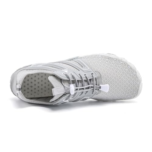 Image of Hiking Barefoot Shoes for Women Men Breathable & Non-Slip Athletic Barefoot Wide Toe Water Shoes Lightweight Perfect for Walking,Running,and Swimming