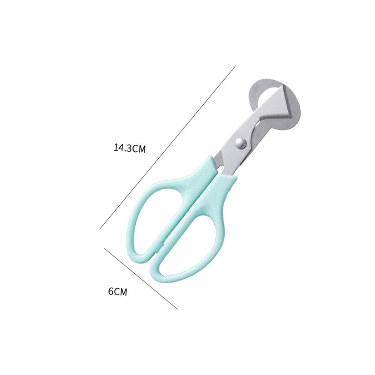 Garneck 2Pcs Stainless Steel Quail Egg Scissors Practical Eggshell Cutter Tool for Kitchen Creative Design for Home Party Barbecue Restaurant Use