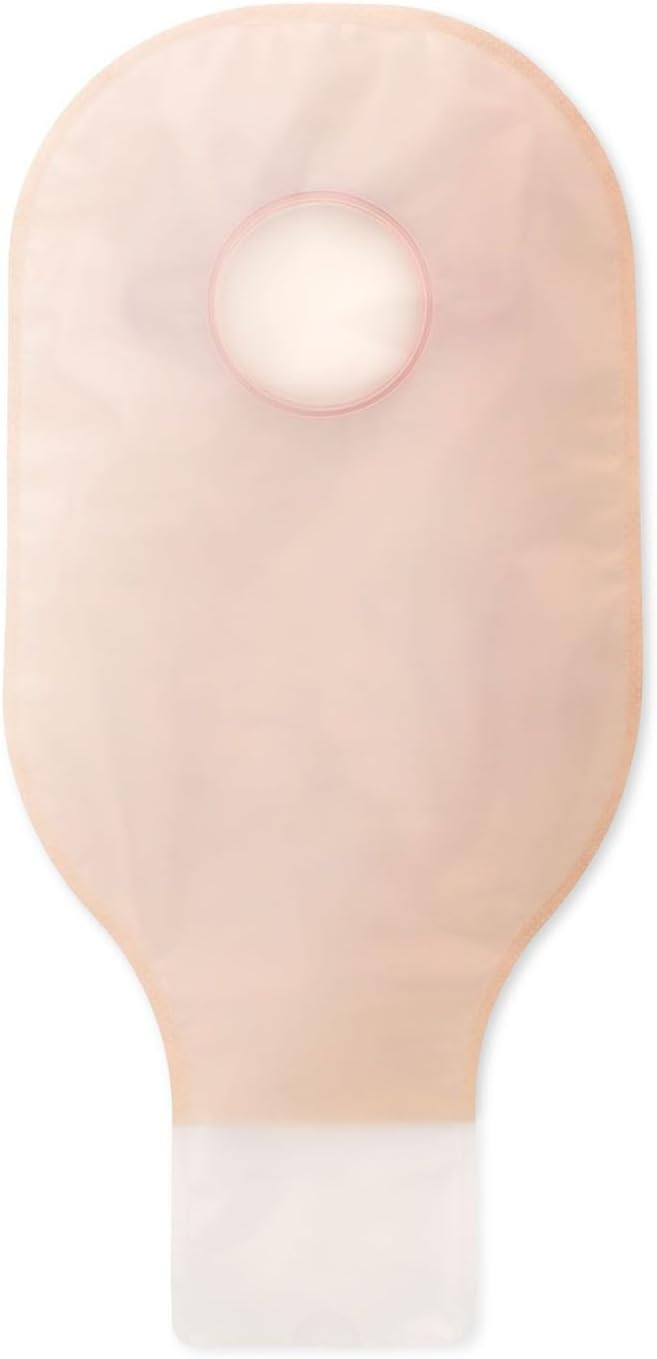 New Image Drainable 12"L 2pc System Colostomy Pouch 2.25" Flange 18103, 10 Ct