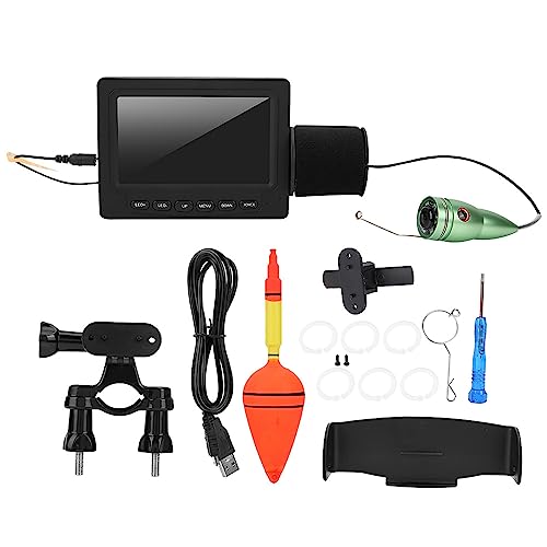 Fish finder HD avec écran couleur 4,3" et câble étanche 15m pour pêche visuelle