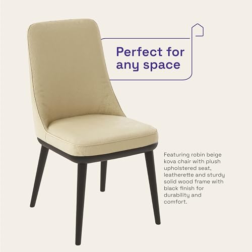 Image of Wakefit Kova Dining Chair - Robin Beige