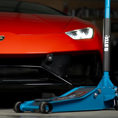 Hydraulische Auto Krik PLN-01 3T - hoogteaanpassing 75mm-505mm - Garagekrik met Dubbele Zuiger - Stix - Afbeelding 3