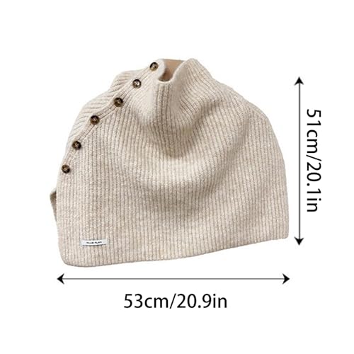 Handmade Crochet Turtleneck Shawl Scarf for Women Soft Blouse Jumpers Casual Shawl Wrap Elegant Shawl Sweaters3