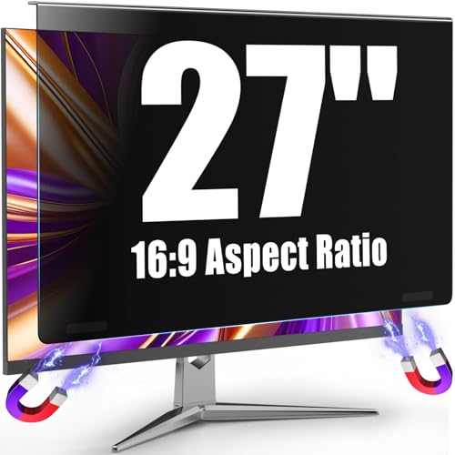 Image of 22 inch & 27 inch Hanging Magnetic Computer Privacy Shield