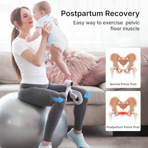 Image of MERACH Pelvic Floor Exercise Devices, Thigh Trainer, Inner Thigh Exerciser | Easy Shaping, Quickly Activates Floor Muscles, 360 Rotation and High-Quality Materials, Suitable for Everyone