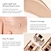 Boobeen Air Cushion BB Cream, Lightweight Moisturizing Foundation Face Makeup, Natural Matte Concealer for Dewy Finish, Conceal & Brighten Nude Base Primer Cream to Even Skin Tone, Long Lasting