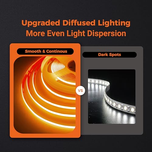 Kit Tira de LED 2400K 10 m FluFlux COB Dimmable miniatura 5
