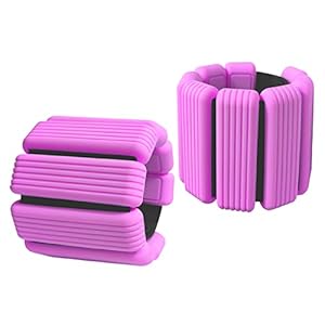 Ahpagoo Wrist Weights Strength Training – Velcro Wearable for Women’s, Wrist & Ankle Weights, Silicone Bracelet Size…