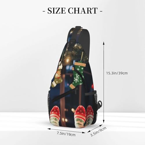Bolso Crossbody Unisex Negro con Diseño Cartoon miniatura 2
