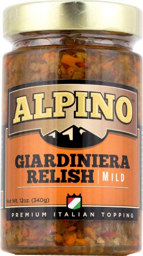 Alpino Relish Giardiniera Mild, 12 oz