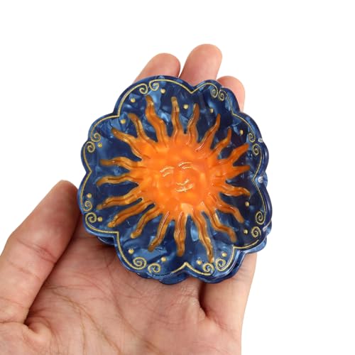 Acetate Sun & Moon Mexican Personalized Hair Claw Clip for Women Gift 1 Piece