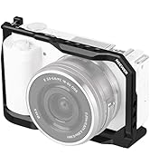 NEEWER カメラケージ ZV-E10 Vlogカメラ対応 ArcaタイプQRプレート付き アルミ合金ビデオリグ用 1/4"スレッド 三脚ヘッド用コールドシュー