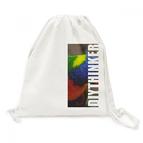 Toile sac cordon perroquet pour remplacer les sacs lourds lors de vos sorties
