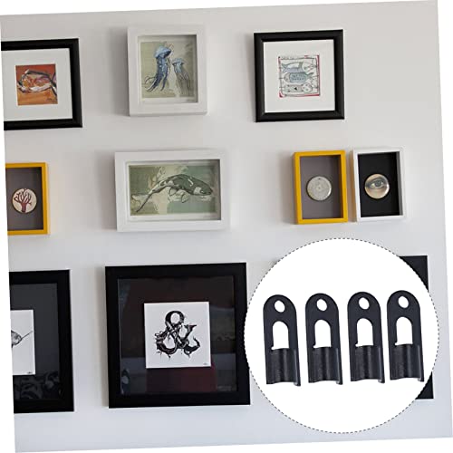 Image of 24Pcs Thickened Picture Frame Hooks Durable and Easy to Install Hanging Hardware for Pictures Photos and Artwork Kitchen Living Bedroom and Bathroom