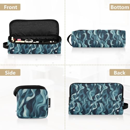 Bolsa de Viaje para Peinados Sea Waves Marble Heat Resistant Mat para Planchas, Rizadoras y Accesorios para Cabello miniatura 5