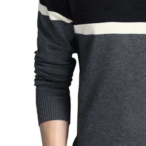 Mens Pullovers Sweater Tops V Neck V Neck Slim Fit Knitted Sweaters for Men Long Sleeve Pullover Bottoming Sweater4
