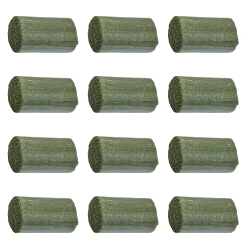 Image of Yglnden 12 Rolls Latch Hook Kit Colorful Yarn Bundles Cut Rug DIY Latch Hook Yarn for Handmake Craft Sewing Knitting for Adults (Green #44)