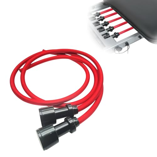 VCTGAM® Double Power Resistance Cord Compatible with AeroPilates Reformers – Dual Resistance Replacement Cords, Fits Most Corded Pilates Machines