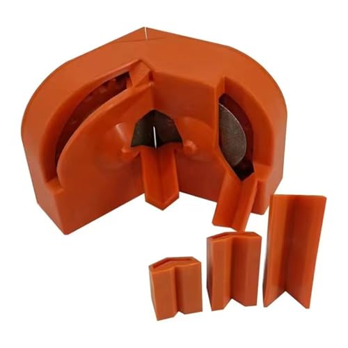 Kadagg Afilador de taladros Manual Compacto y portátil Afilado rápido y preciso para Varias Herramientas de Corte con 3 Soportes de Afilado
