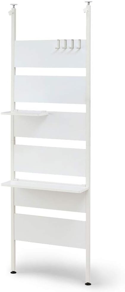 アイリスオーヤマ ハンガーラック ワードローブ スリム 頑丈 部屋干し ラック おしゃれ 突っ張りワードローブ TWR2-1350 ホワイト 最大幅約135cm