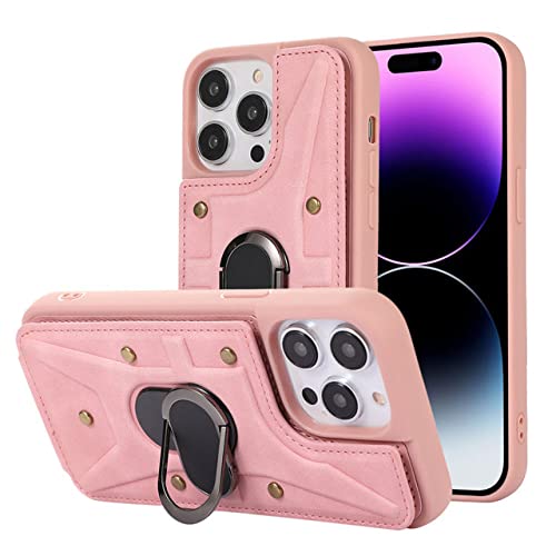 Couverture de téléphone magnétique iPhone 13 Pro rose