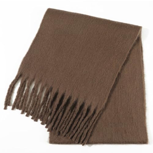 SUNDSGT Big Scarf Coloured Oversized Tassel Soft Fall Winter Thick Scarf Warm Shawl Women4
