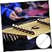 Abaodam 6 Pcs Yangqin Bamboo Ebony Strip Yangqin Head LED Headlights for Outdoor Car Yangqin Jean Bamboo Trumpet Parts Musical Instrument Elastic Ebony Bar Stringed Instrument Dulcimer