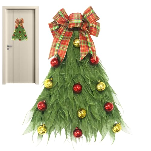 Ghirlanda natalizia, ghirlanda di vacanze, decorazione natalizia per interni, decorazione natalizia esterna, corona per porta d'ingresso, decorazione da parete per soggiorno, ghirlanda di atmosfera